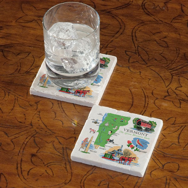 Celebrate Your State - Marble Coaster