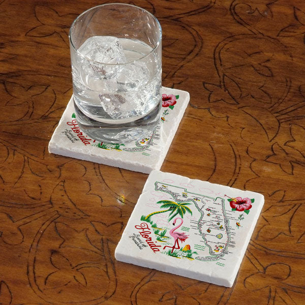 Celebrate Your State - Marble Coaster