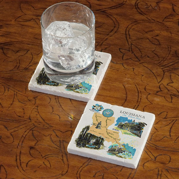 Celebrate Your State - Marble Coaster
