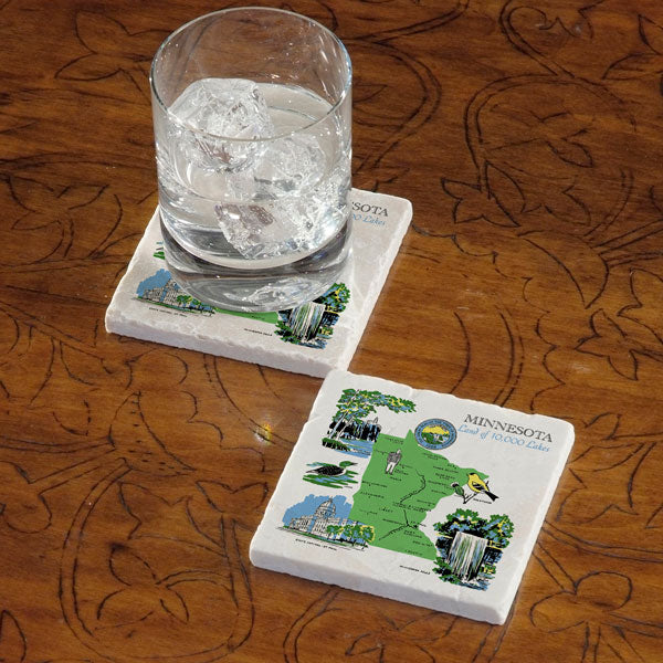 Celebrate Your State - Marble Coaster