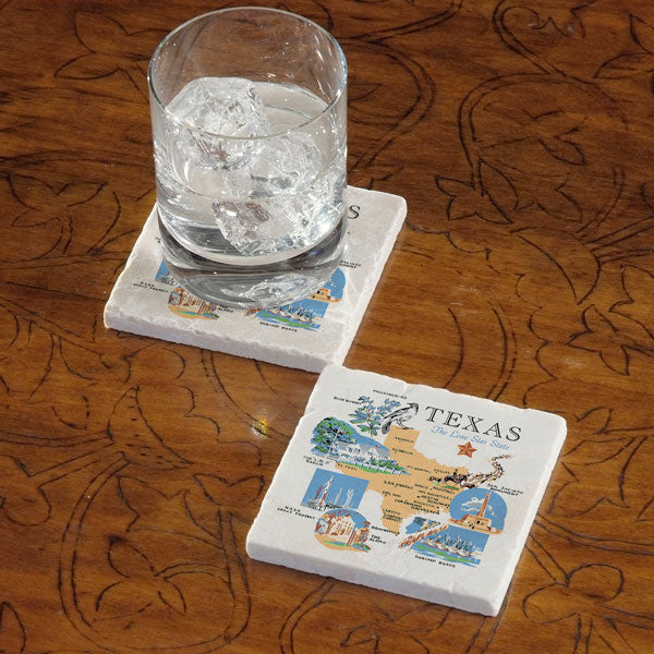 Celebrate Your State - Marble Coaster