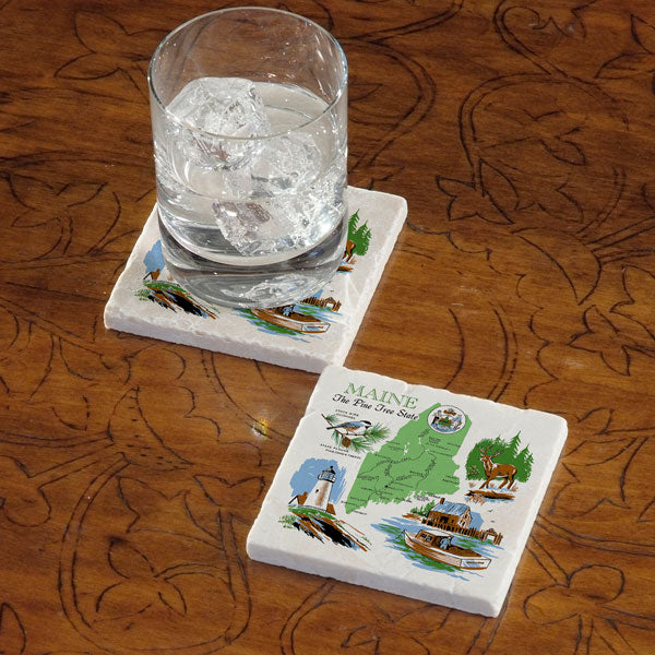 Celebrate Your State - Marble Coaster