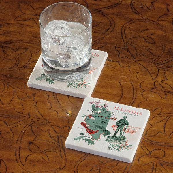 Celebrate Your State - Marble Coaster