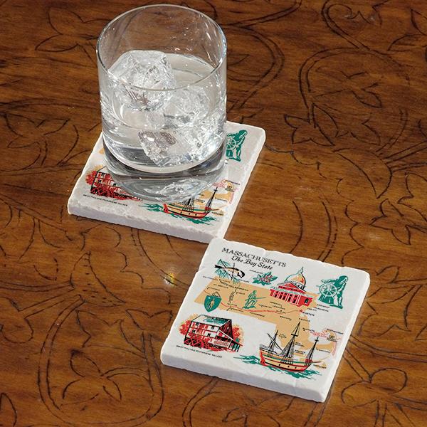 Celebrate Your State - Marble Coaster