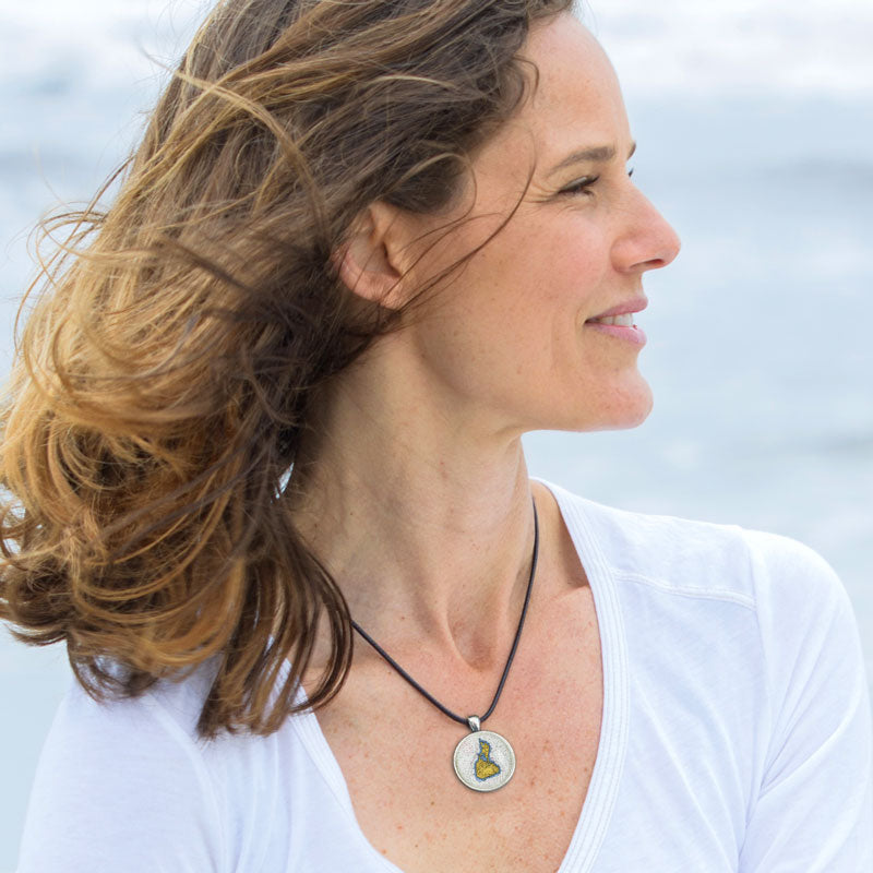 Nautical Chart Pendant