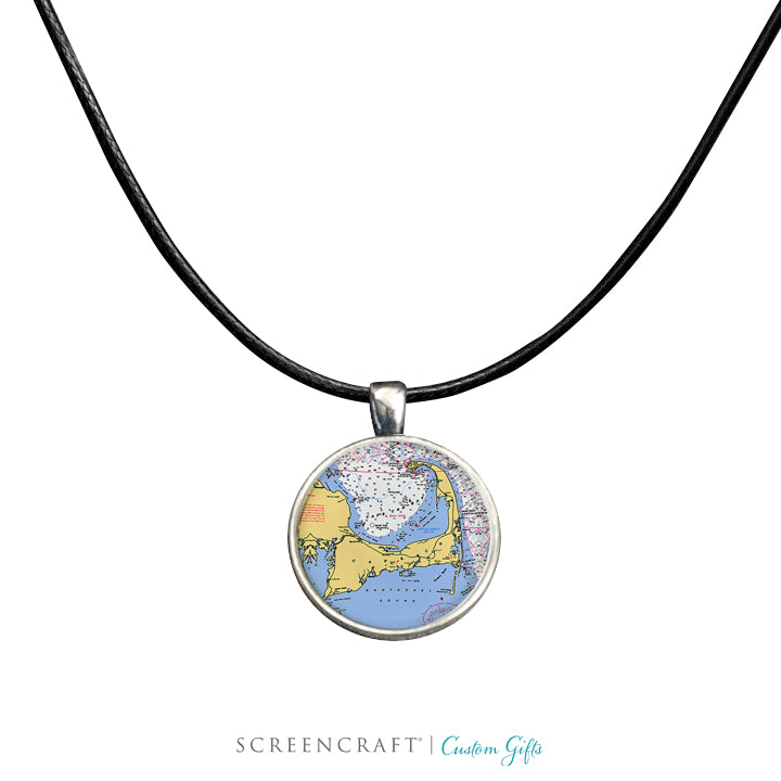 Nautical Chart Pendant