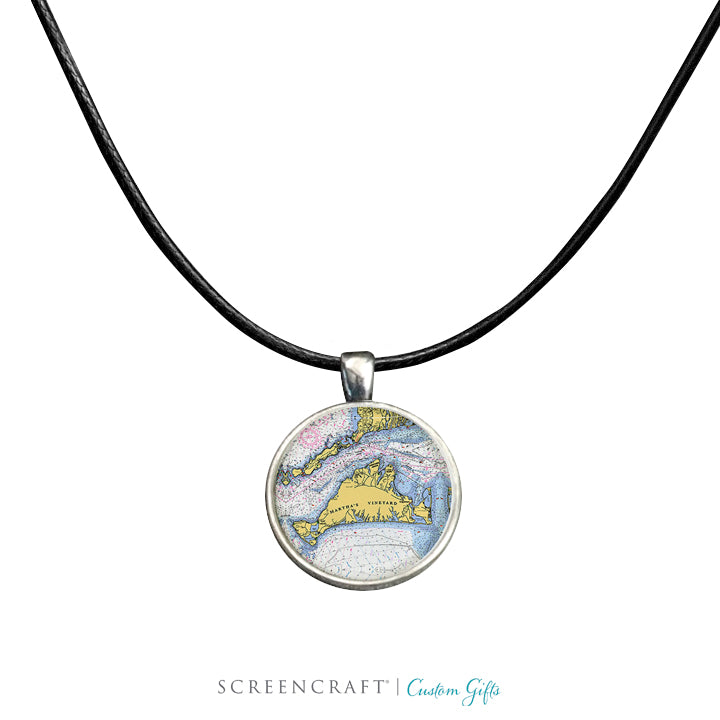 Nautical Chart Pendant