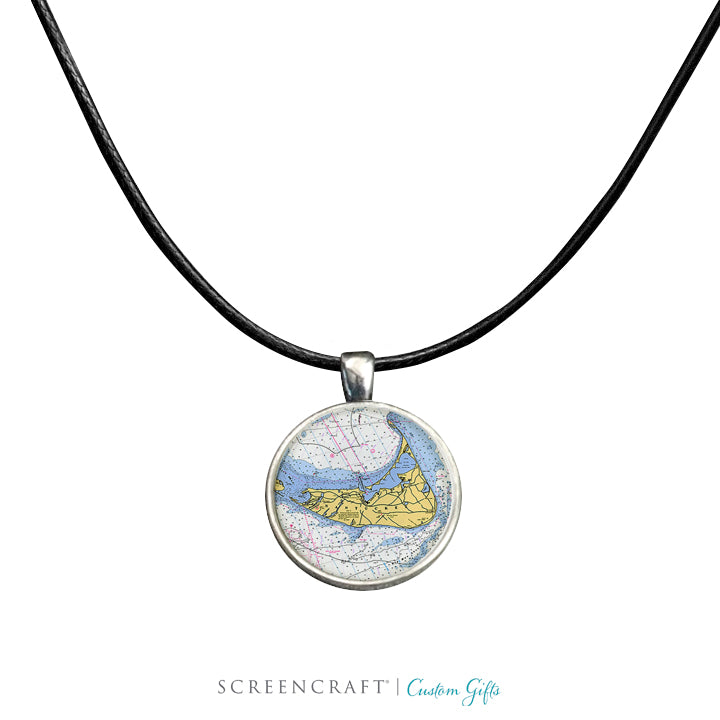 Nautical Chart Pendant