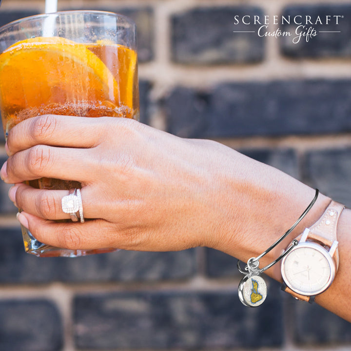 Nautical Chart Bangle