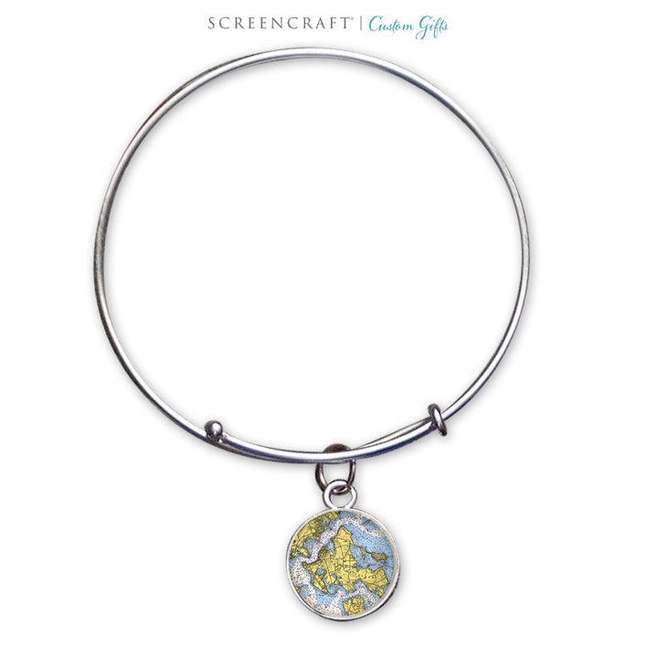 Nautical Chart Bangle