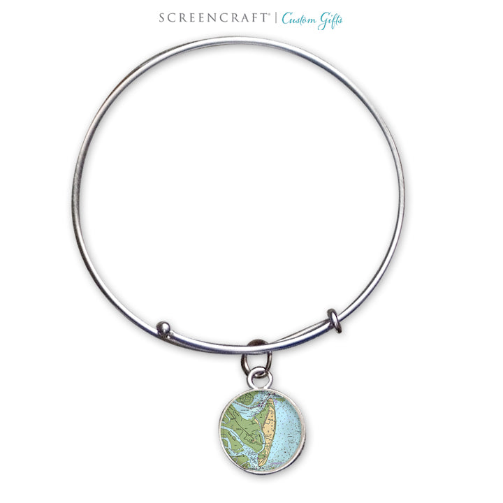 Nautical Chart Bangle