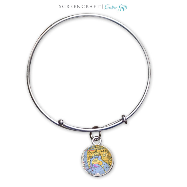 Nautical Chart Bangle