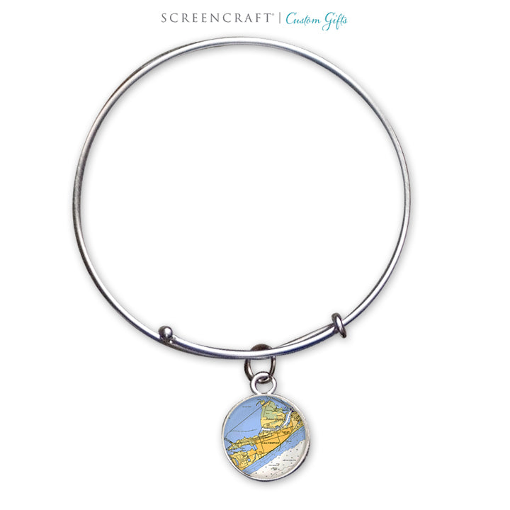 Nautical Chart Bangle
