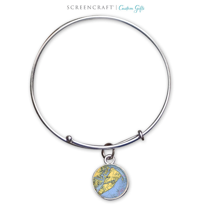 Nautical Chart Bangle