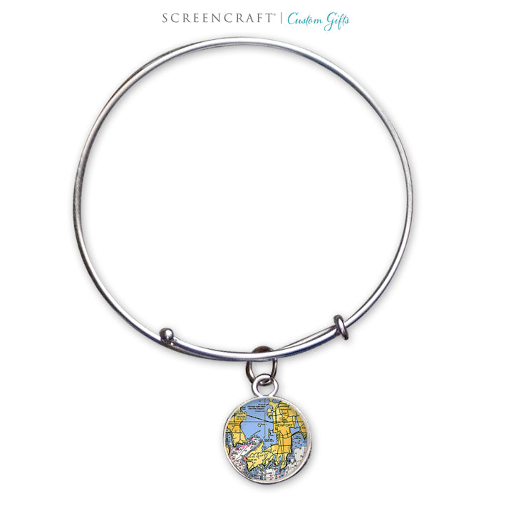 Nautical Chart Bangle