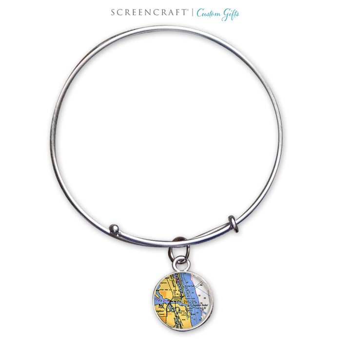 Nautical Chart Bangle