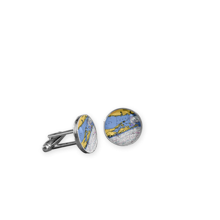 Nautical Chart Cuff Links