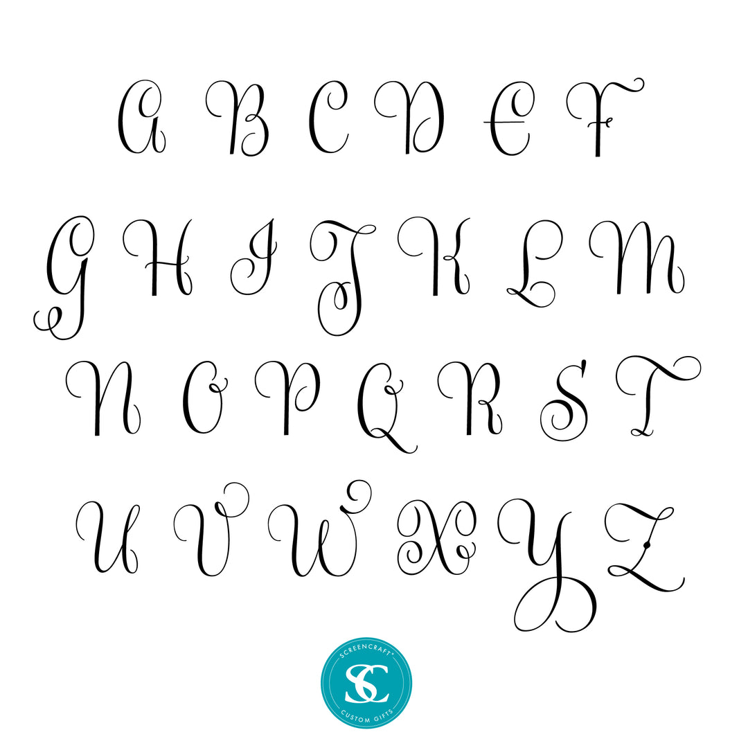 Family Name Monogram Serving Tray