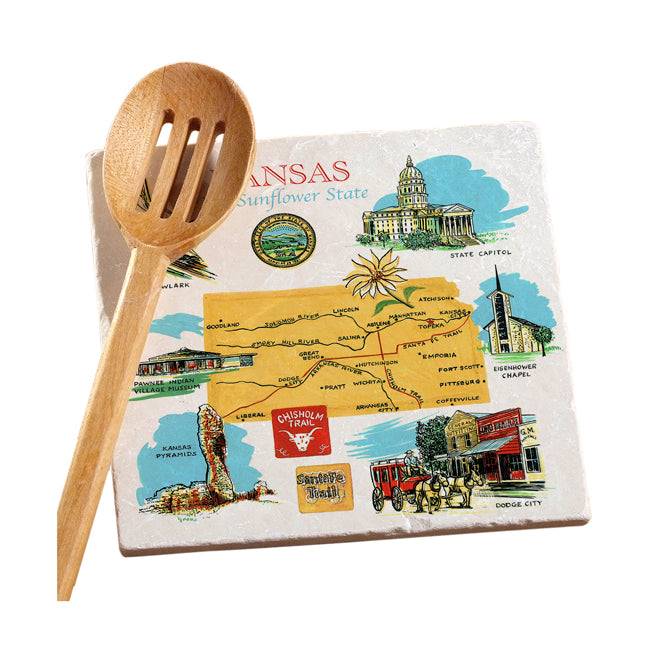 Celebrate Your State - Marble Trivet
