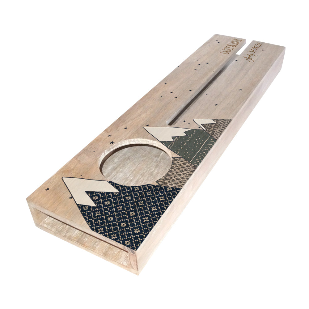Personalized Crafty Mountains Beverage Server