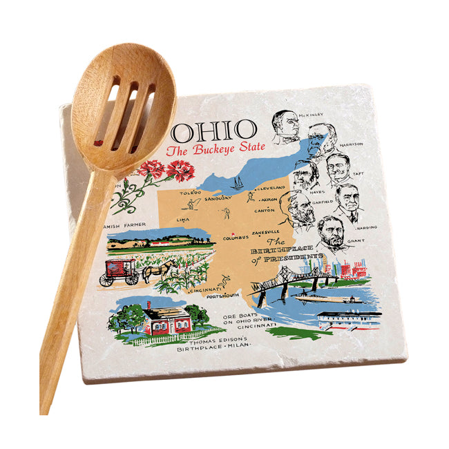 Celebrate Your State - Marble Trivet