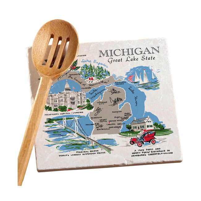 Celebrate Your State - Marble Trivet