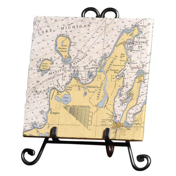 Leelanau Peninsula, MI  Marble Trivet