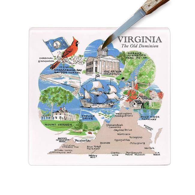 Celebrate Your State - Glass Cutting Board