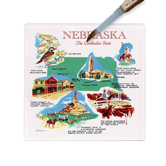 Celebrate Your State - Glass Cutting Board