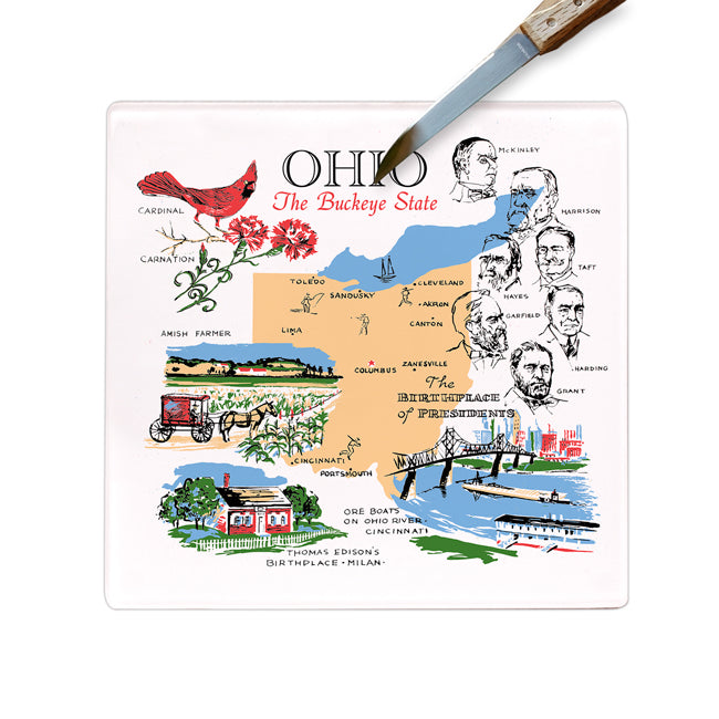 Celebrate Your State - Glass Cutting Board