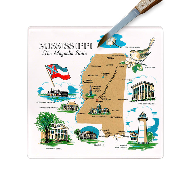 Celebrate Your State - Glass Cutting Board