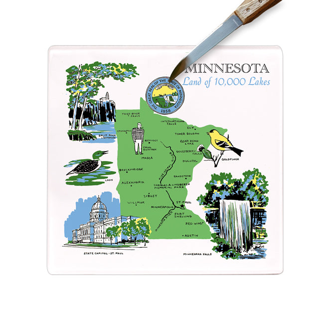 Celebrate Your State - Glass Cutting Board