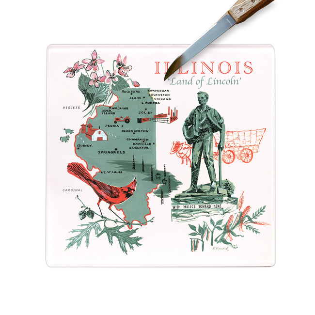 Celebrate Your State - Glass Cutting Board