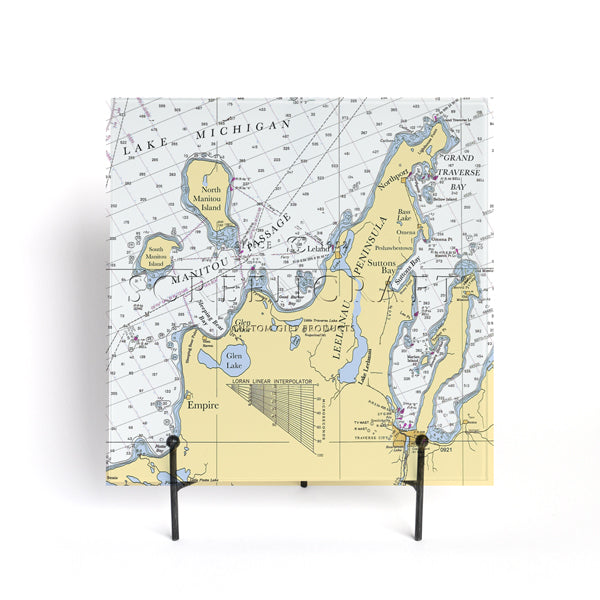 Leelanau Peninsula, MI  Glass Cutting Board