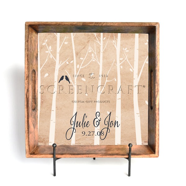 Personalized Anniversary Serving Tray