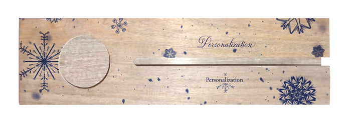 Personalized Snowflakes Beverage Server