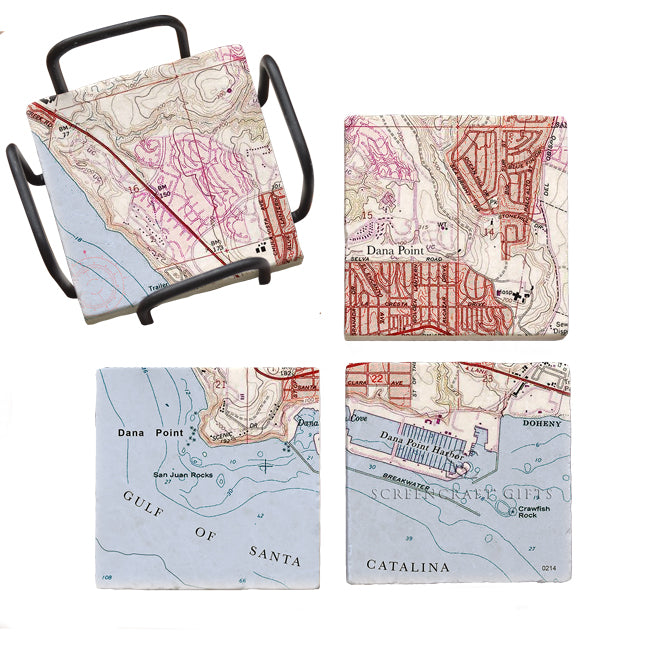 Dana Point, CA - Marble Coaster Set (Copy)