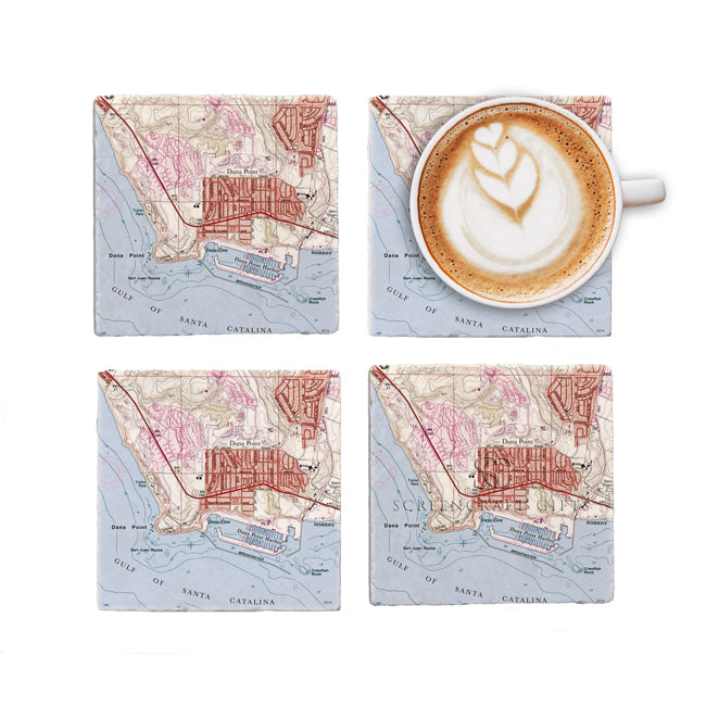 Dana Point, CA - Marble Coaster Set (Copy)