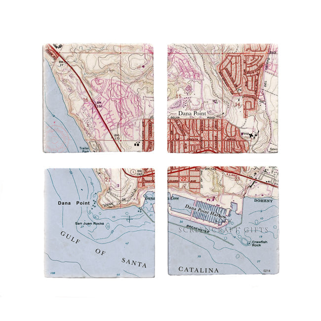 Dana Point, CA - Marble Coaster Set (Copy)