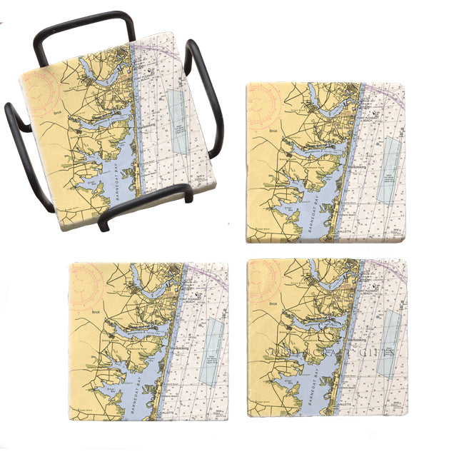 Point Pleasant, NJ- Marble Coaster Set