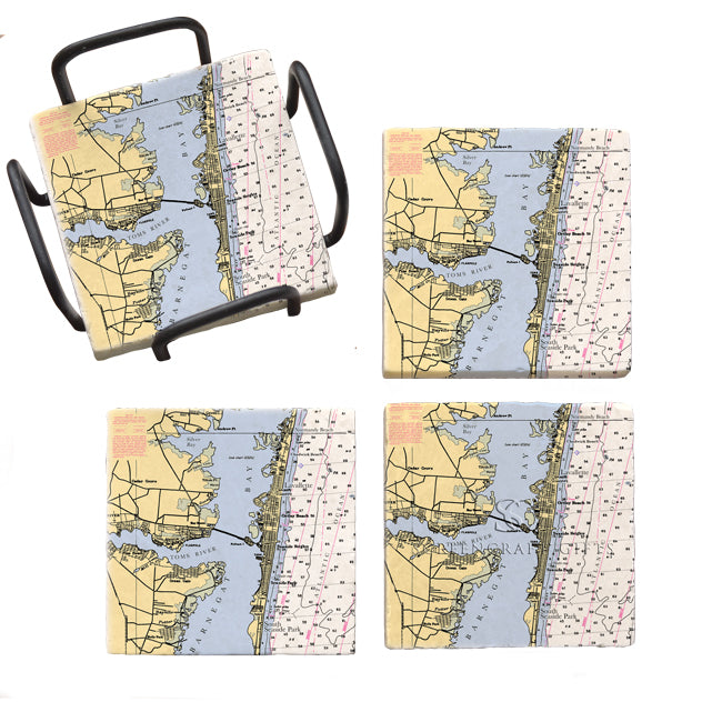 Seaside Park, NJ- Marble Coaster Set