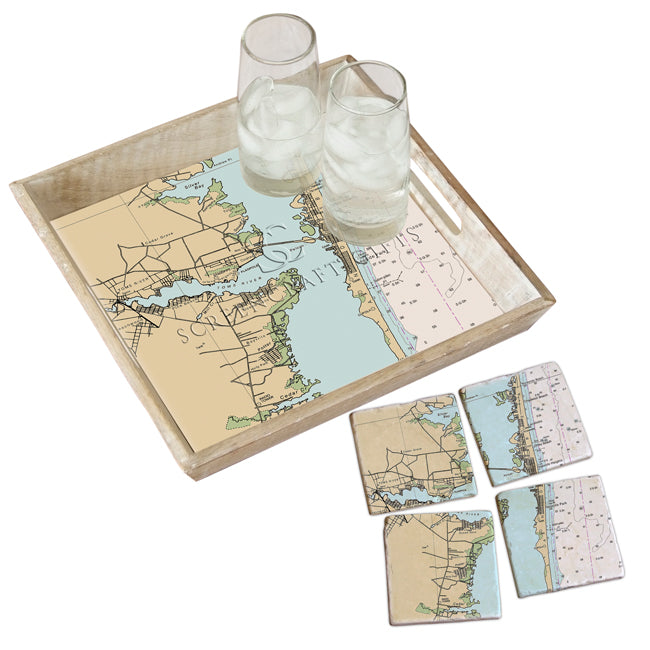 Seaside Park, NJ- Marble Coaster Set