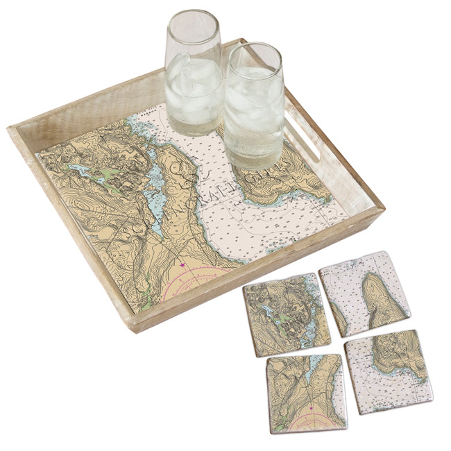 Sedgwick, ME - Marble Coaster Set