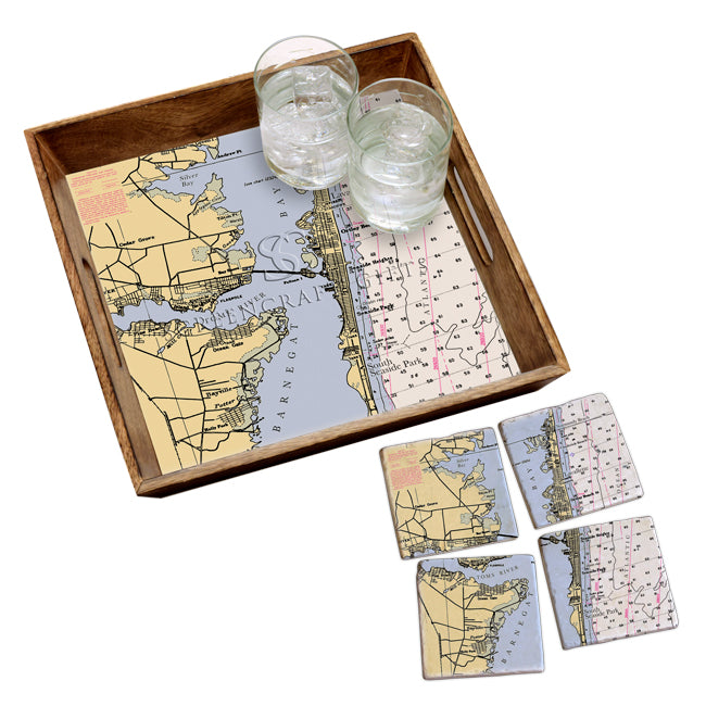 Seaside Park, NJ- Marble Coaster Set