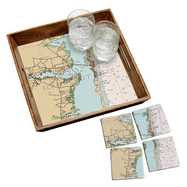 Seaside Park, NJ- Marble Coaster Set