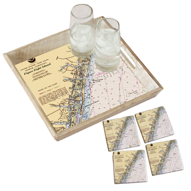 Figure Eight Island - Marble Coaster Set