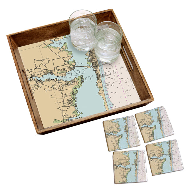 Seaside Park, NJ- Marble Coaster Set