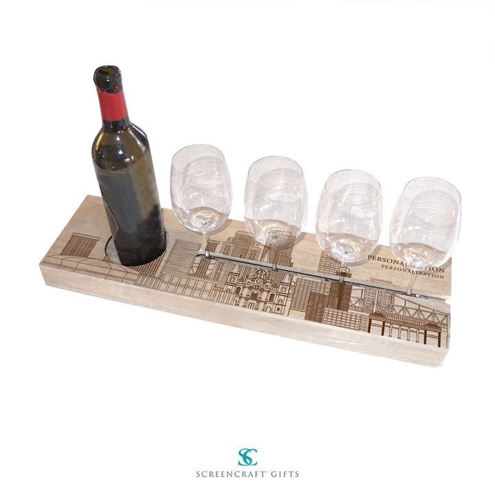 New Orleans Skyline - Personalized Beverage Server