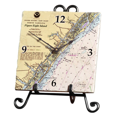 Figure Eight Island - Marble Desk Clock