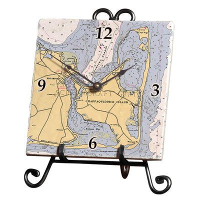 Chappaquiddick, MA- Marble Desk Clock